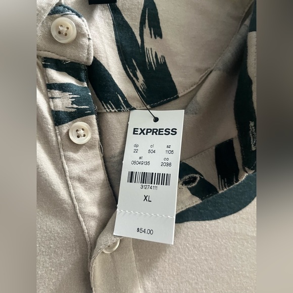 Express Men’s Polo Size XL - Picture 3 of 5
